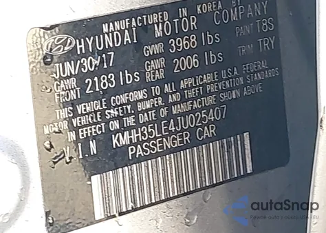 2018 Hyundai Elantra Gt from USA, damaged, VIN KMHH35LE4JU025407
